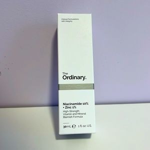 The Ordinary Niacinamide 10% + Zinc 1%